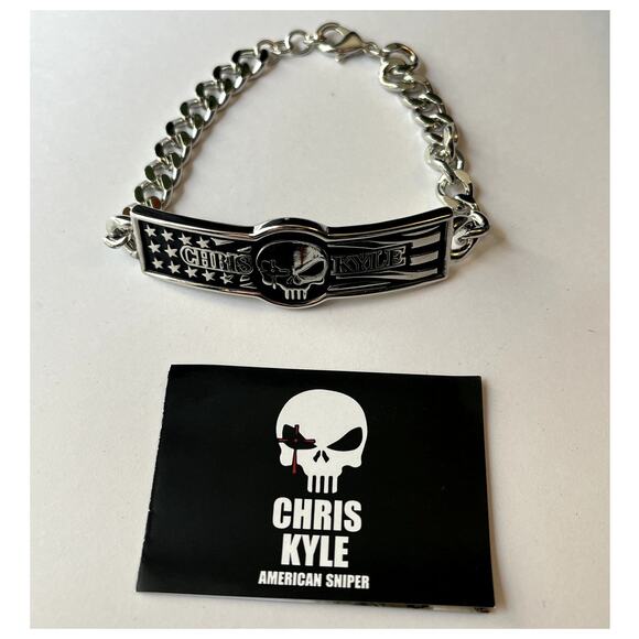My Duty Chris Kyle Link Bracelet By Montana Silversmiths New - Picture 2 of 6